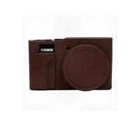 (Coffee) Shockproof Silicone Protective Case for Panasonic Lumix DMC-ZS99 TZ99 Camera, Durable Portable Cover Sleeve