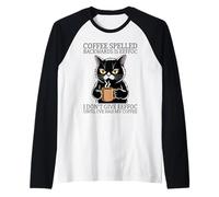 Coffee Spelled Backwards Is Eeffoc Camiseta Manga Raglan