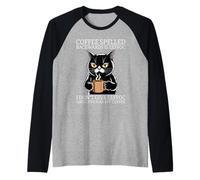 Coffee Spelled Backwards Is Eeffoc Camiseta Manga Raglan