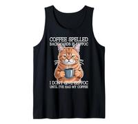 Coffee Spelled Backwards Is Eeffoc Camiseta sin Mangas