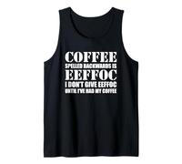 Coffee Spelled Backwards Is Eeffoc Camiseta sin Mangas