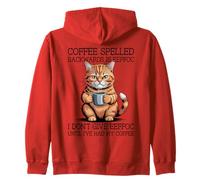 Coffee Spelled Backwards Is Eeffoc Sudadera con Capucha