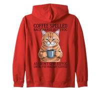 Coffee Spelled Backwards Is Eeffoc Sudadera con Capucha