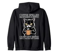 Coffee Spelled Backwards Is Eeffoc Sudadera con Capucha