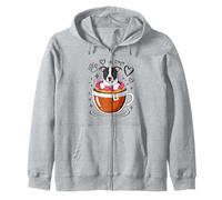 Coffee Staffordshire Bull Terrier Donut Staffy Sudadera con Capucha