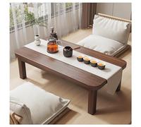 Coffee Table Bamboo Table For Bed Tray with Foldable Japanese Floor Low Table Laptop Tatami Table For Living Room, Dining Room, Tea (Color : Brown, Size : 60x40x35cm)