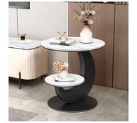 Coffee Table,Corner Table with Storage Shelf, Accent Tables Living Room, Bedroom Side Table, Bedroom Couch for Small Rooms End Table(A1,40cm/15.7in)