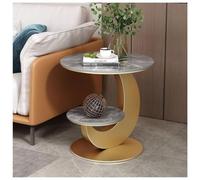Coffee Table,Corner Table with Storage Shelf, Accent Tables Living Room, Bedroom Side Table, Bedroom Couch for Small Rooms End Table(B3,40cm/15.7in)