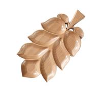 Coffee Table Leaves Tray - Decorative Leaf Serving Tray, Modern Vanity