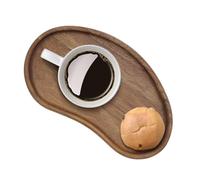 Coffee Table Tray - Retro Display Charcuterie Boards | Wood Serving Tray Snack Holder for Food Cake Dessert Candle Home Decor Living Room Bedroom Kitchen Counter Ottoman Office Stylish Accessory