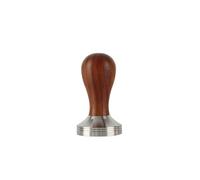 coffee tamper, Compatible con DeLonghi, compatible con Breville 51 mm, 53 mm, 58 mm, prensador de café, mango de madera, base de acero inoxidable.(53mm,Threaded bottom)