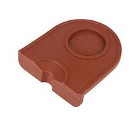 Coffee Tamper Holder Silicone Pad | Skid - Proof Mat for Coffee Prep | Fits Counter Border/Bar/Desk | Thick & Enduring, Black (Brown Small 600ml)