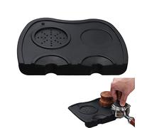 Coffee Tamper Mat, Alfombrilla Tamper para Café Espresso Alfombrilla de Cafe Tamper Esquina con Protección de Borde Almohadilla Tamper Esterilla Café para Prensar Café Accesorios (21 x 14,5 cm)
