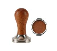 Coffee Tamper Solid Wood Handle Stainless Steel Thread Base 51mm 53mm 58mm Tamper For Coffee Espresso Accessories Coffee Tools.(53mm)
