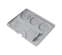Coffee Tamping Mat, Food-Grade Silicone Tamp Pad, Portafilter Holder, 25x20cm, Non-Slip Bar Tool, for Countertop Protection, Home Brewing, Coffee Shops, for Men, Women, Enthusiasts