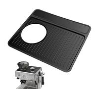 Coffee Tamping Mat - Silicona Anti Slip, Tamper Pad Protector | Food Grade Espresso Tool Accessory, Thick Heat Resistant Countertop Protection Mat With Corner Edge Design For Kitchen Office Sh