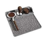 Coffee Tamping Mat, Silicone Anti Slip Mat, Waterproof Thickened Espresso Station Pad, Durable Counter Protection Design, Coffee Brewing Accessory, Home Cafe Kitchen Tamping Work Mats