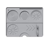Coffee Tamping Mat, Silicone Tamp Pad, 9,84 x 7,87 pulgadas Food Grade Portafilter Holder, Brew artist Tool Countertops, Morning Brew Accessory, Birthday Gift for Men Women Enthusiasts