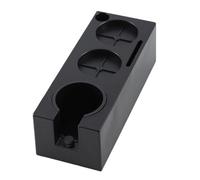 Coffee Tamping Station - Portafilter Holder | 24x8.9x7.5cm Espresso Stand with Non Slip Mat, ABS Material with Lightweight Design, Kitchen Cafe Counter Accessory, Compact Coffee Tool