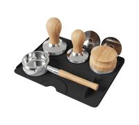 Coffee Tamping Station, Silicone Tamping Pad, Anti-Slip Corner Mat, Food-Grade Portafilter Holder, Tool for Countertop, Morning Coffee, Gift