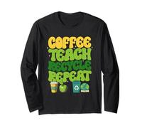 Coffee Teach Recycle Repeat Teacher Graphic Manga Larga
