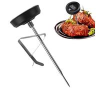 Coffee Temperature Gauge - Stainless Steel ABS | Instant Read Food Thermometer With Clip | Temperature Meter For Coffee, Chocolate, Milk, Foam Drinks Convenient To Operate