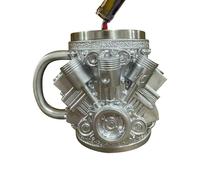 Coffee Travel Mug, Engine-Shaped Design Travel Mugs, 5.91x5.12x3.94 inches Adorable Compact Stainless Steel Cup for Water Tea Hot Chocolate Whiskey Cocktails