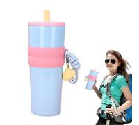 Coffee Tumbler, 800ml 304 Stainless Steel Insulated Travel Mug With Lid And Straw, Leakproof Portable Cup For Hot Cold Drinks, Perfect For Gym Parties Weddings Dating Events, 3.35x3.35x9.06 In