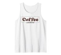 Coffee Weather Fall Coffee Tis The Season Books Coffee Lover Camiseta sin Mangas