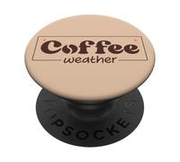 Coffee Weather Fall Coffee Tis The Season Books Coffee Lover PopSockets PopGrip Adhesivo