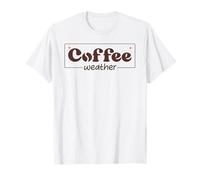 Coffee Weather Tis The Season Sweater Weather Coffee Lover Camiseta