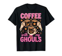 Coffee with My Ghouls Halloween Coffee Lover Camiseta