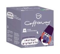 Coffeeway Espresso Caps Intense Ristretto 120 unidades, (12 paquetes de 10 unidades)