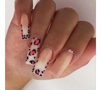 Coffin Press En Las Uñas Las Uñas Falsas Brillantes Se Adhieren En 12 Size 24 Piezas De Consejos Franceses