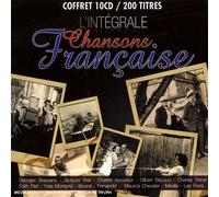 Coffret 10 CD L'Intégrale : Chansons Françaises