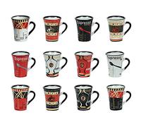 Coffret 12 tasses café Color 10cl