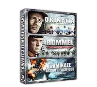 Coffret 3 films de guerre - Okinawa + Rommel, le stratège du 3ème Reich + Kamikaze - assaut dans le Pacifique [Francia] [Blu-ray]