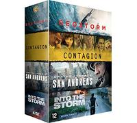Coffret 4 films : Contagion + Geostorm + San Andreas + Into the Storm [DVD]