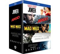 Coffret 5 films : Joker + Argo + Mad Max : Fury Road + American Sniper + Gravity [Blu-ray]