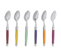 Coffret 6 cuillères Laguiole couleurs
