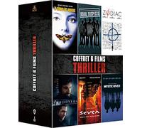 Coffret 6 films thriller : Seven + Usual Suspects + Le Silence des agneaux + Mystic River + Prisoners + Zodiac [Francia] [DVD]