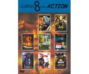 Coffret "Action": Basic / Hero / Sugar Hill / L'enfer du devoir / Appel au meurtre / Le 51 ème etat / Retrograde / Hors de portee - Coffret 8 DVD [Import belge]