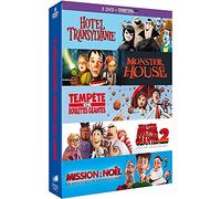 Coffret animation 5 DVD - Hôtel Transylvanie + Monster House + Tempête de boulettes géantes + Tempête de boulettes géantes 2 + Mission : Noël, les aventures de la famille Noël [Francia]