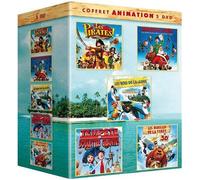 Coffret animation 5 DVD - Les pirates, bons à rien mauvais en tout + Mission : Noël - Les aventures de la famille Noël + Les rois de la glisse + Tempête de boulettes géantes + Les rebelles de la forêt [Francia]