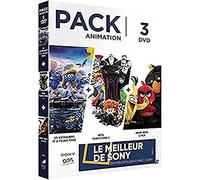 Coffret Animation - Pack 3 DVD (Les Shtroumpfs et le Village Perdu - Hotel Transylvanie 2 - Angry Birds le Film)