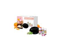 Coffret aroma Maman piezas: 1 Mini aromablack - 1 mezcla Zen 10 ml -1 mezcla relajante 10 ml-1 mezcla Ambiance 10 ml