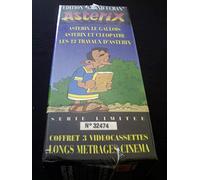 Coffret Astérix le gaulois;Astérix et Cléopâtre;les 12 travaux d'Astérix [Francia] [VHS]