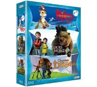Coffret Aventure : Niko, le petit renne + L'Ours Montagne + Chasseurs de dragons [Francia] [Blu-ray]