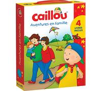 Coffret Aventures en famille: Contient 4 volumes : Caillou au Zoo ; Le grand frère ; Le petit bateau ; A la fête foraine