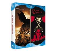 Coffret batman begins ; V pour vendetta [Francia] [Blu-ray]
